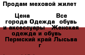 Продам меховой жилет › Цена ­ 14 500 - Все города Одежда, обувь и аксессуары » Женская одежда и обувь   . Пермский край,Лысьва г.